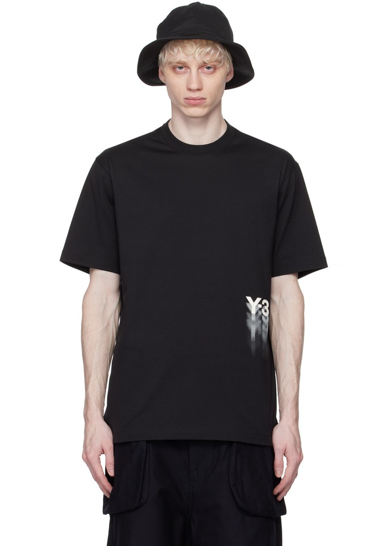 Y-3 Black Graphic T-Shirt