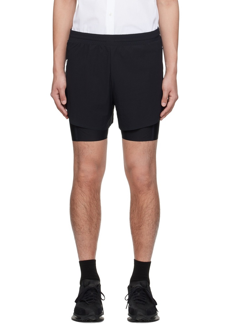 Y-3 Black Layered Shorts