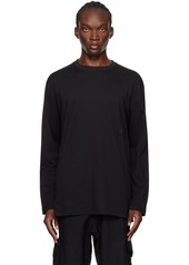 Y-3 Black Logo Long Sleeve T-Shirt