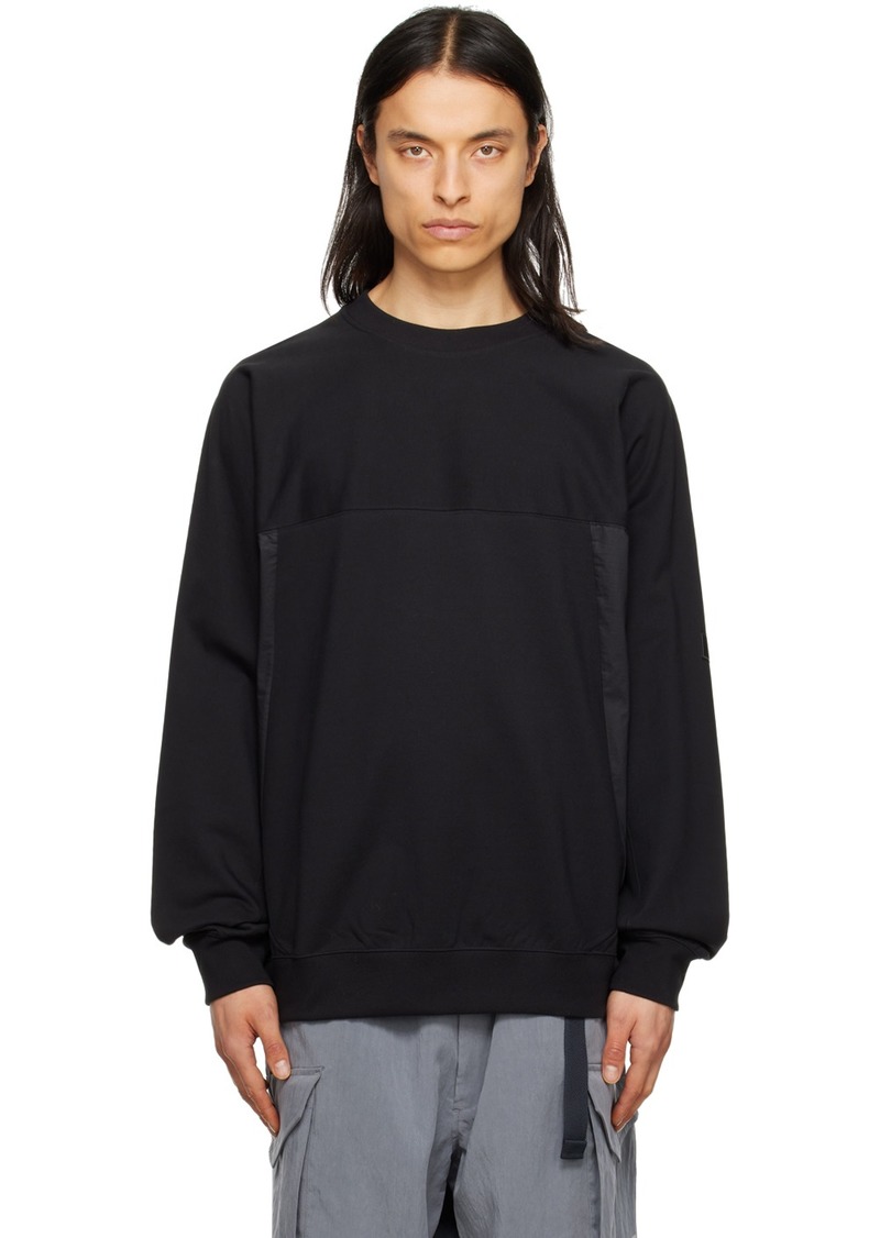 Y-3 Black Paneled Sweatshirt