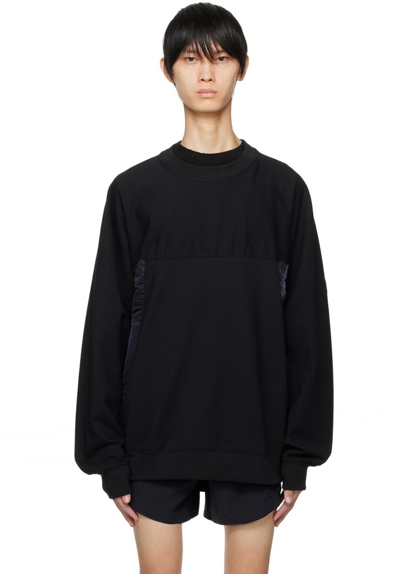 Y-3 Black Paneled Sweatshirt