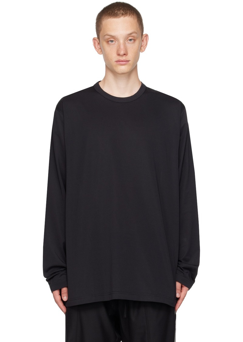 Y-3 Black Patch Long Sleeve T-Shirt