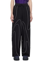 Y-3 Black Piped Track Pants