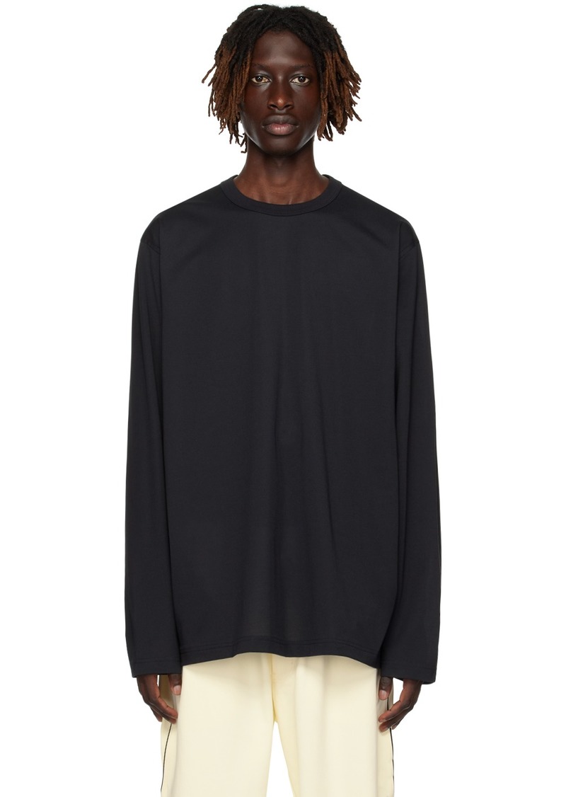 Y-3 Black Premium Long Sleeve T-Shirt