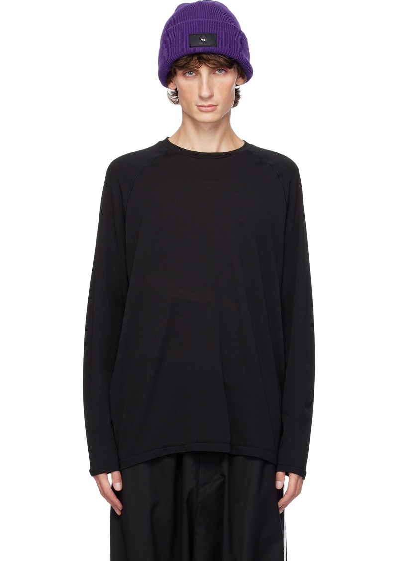 Y-3 Black Run Knit T-shirt