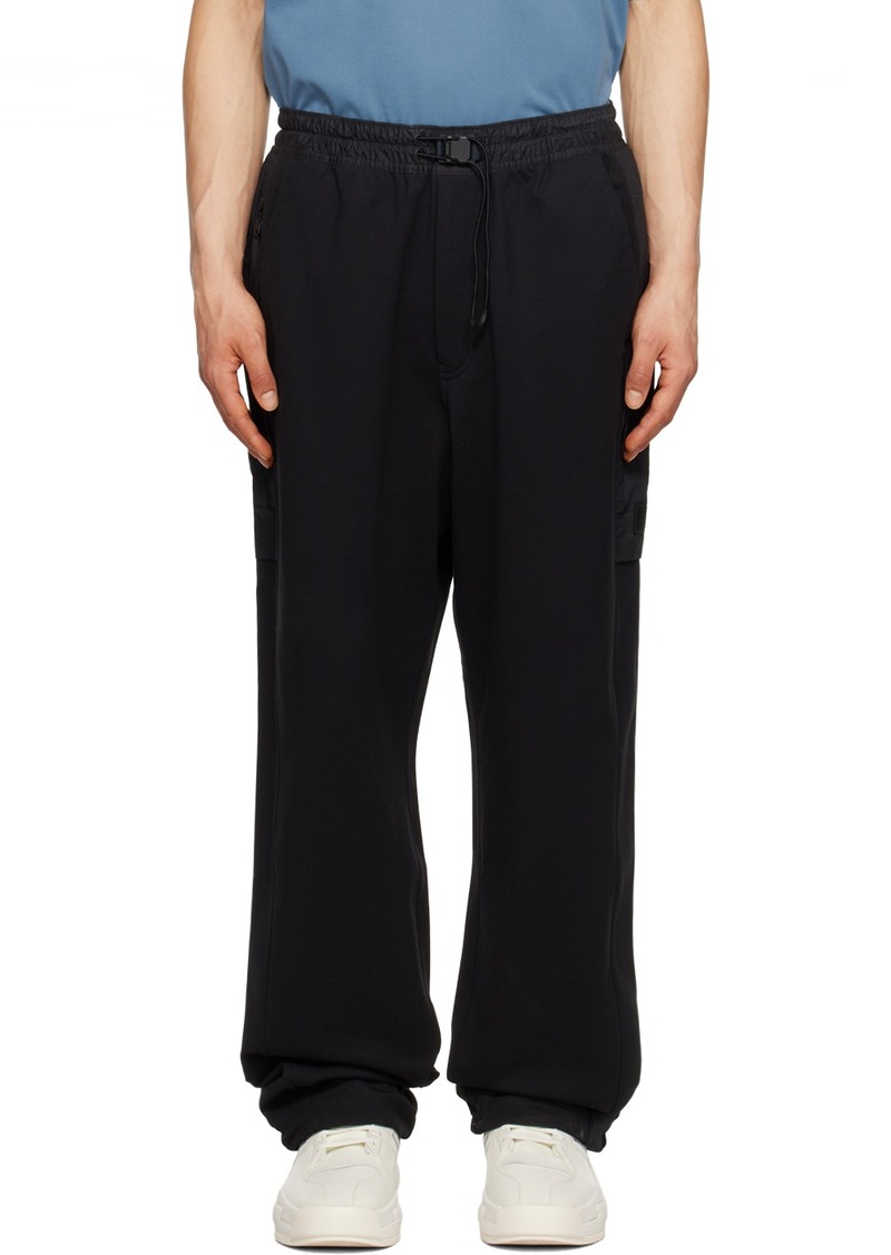 Y-3 Black Straight-Leg Sweatpants