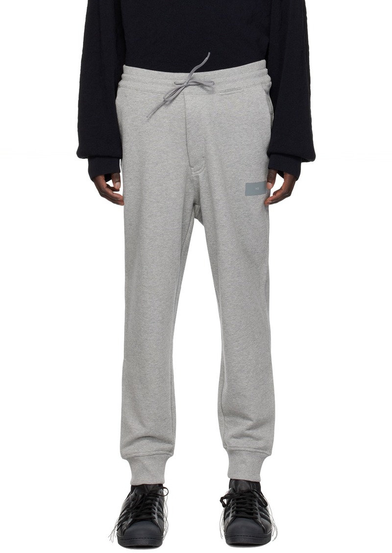 Y-3 Gray Loose-Fit Sweatpants