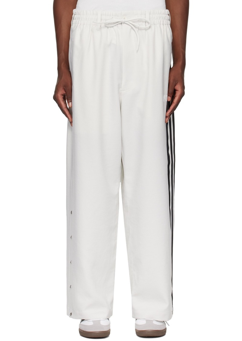 Y-3 Gray Sport Uniform 3-Stripes Trousers