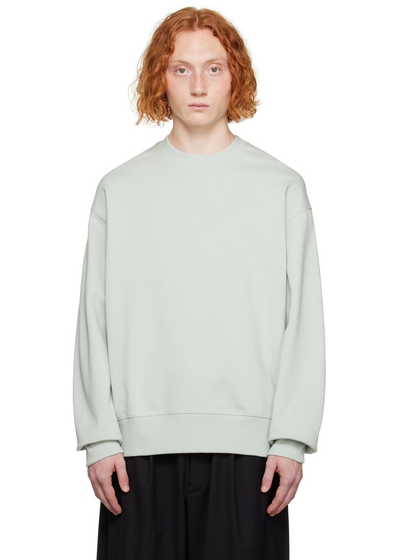 Y-3 Green Bonded Sweatshirt