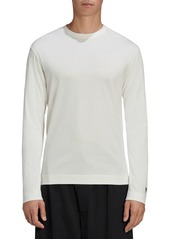 Y-3 Long Sleeve Back Text Graphic Tee