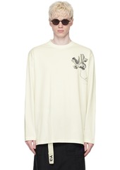 Y-3 Off-White Graphic Long Sleeve T-Shirt