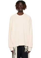 Y-3 Off-White Relaxed-Fit Sweater