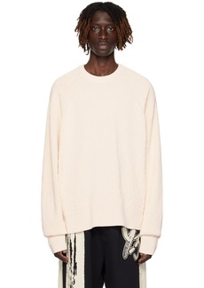 Y-3 Off-White Relaxed-Fit Sweater