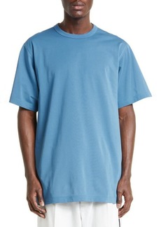 Y-3 Premium Cotton Blend T-Shirt in Altered Blue at Nordstrom