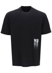 Y-3 t-shirt with gradient logo print