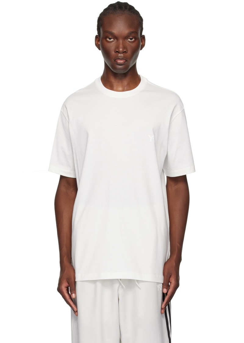 Y-3 White Graphic T-Shirt