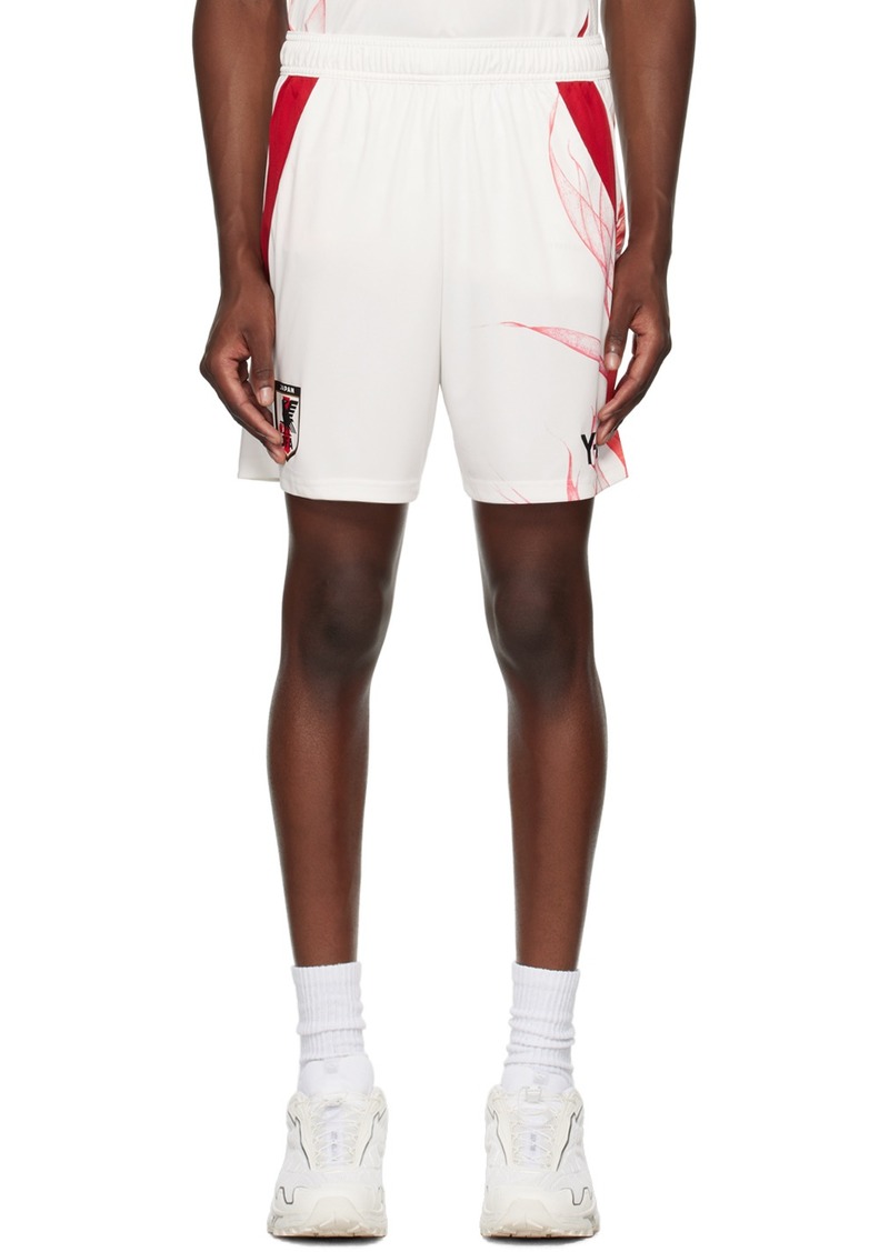 Y-3 White JFA Edition 24 Away Shorts