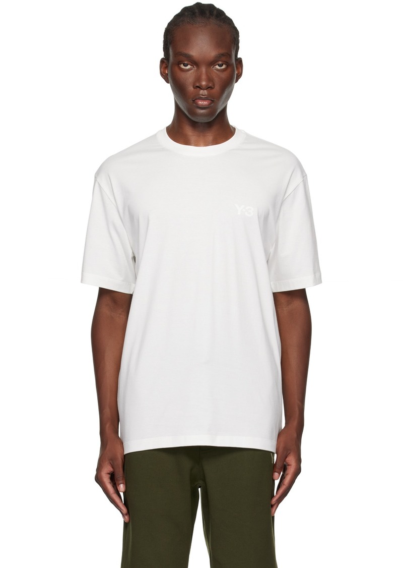 Y-3 White Regular T-Shirt