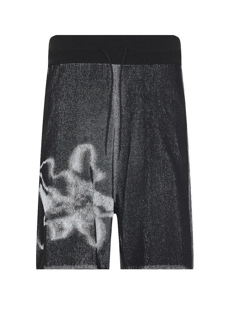 Y-3 Yohji Yamamoto Gfx Knit Shorts