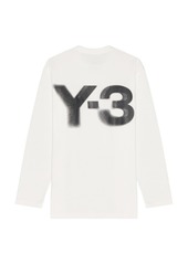 Y-3 Yohji Yamamoto Logo Longsleeve Tee