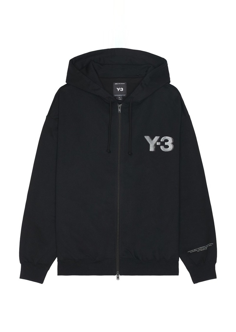 Y-3 Yohji Yamamoto Logo Zip Hoddie