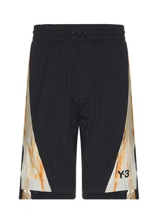 Y-3 Yohji Yamamoto Rust Dye Shorts