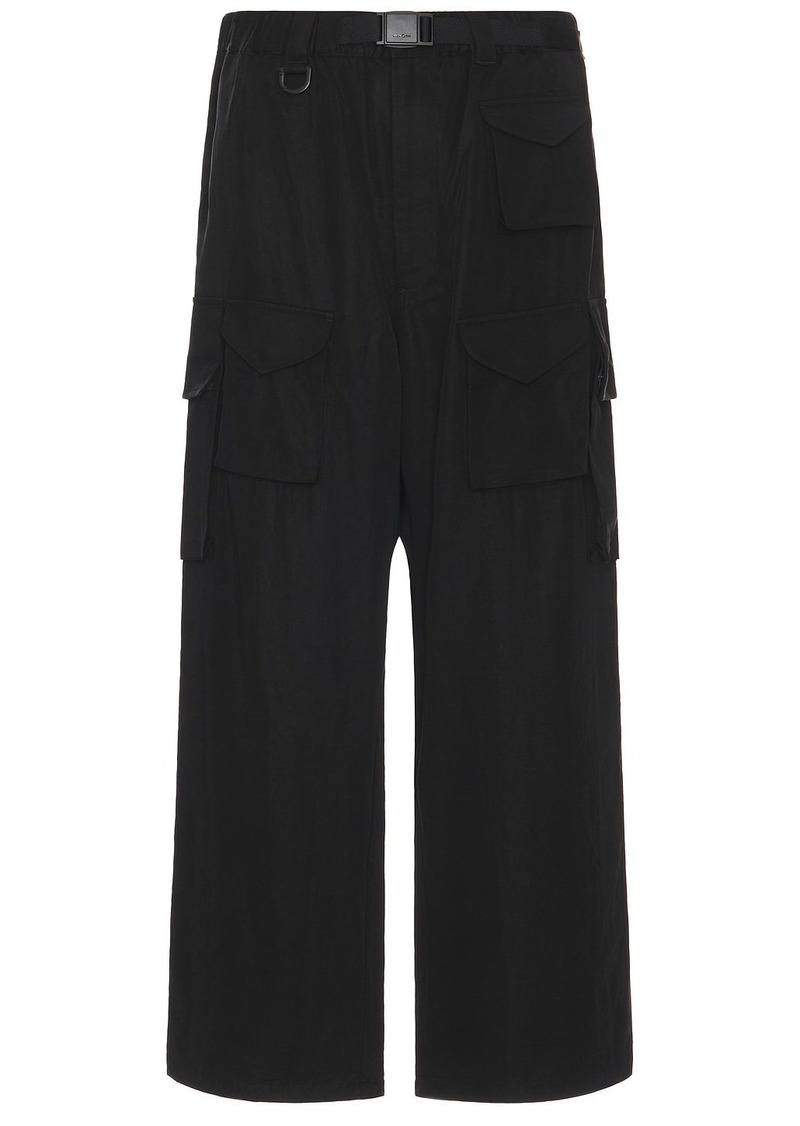 Y-3 Yohji Yamamoto Twill Cargo Pants