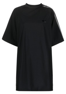 Y-3 Yohji Yamamoto 3-stripe T-shirt dress