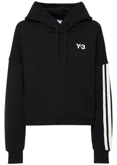 Y-3 Yohji Yamamoto Ch1 Stripes Cropped Hoodie