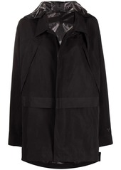 Y-3 Yohji Yamamoto Dorico zipped-hood parka coat
