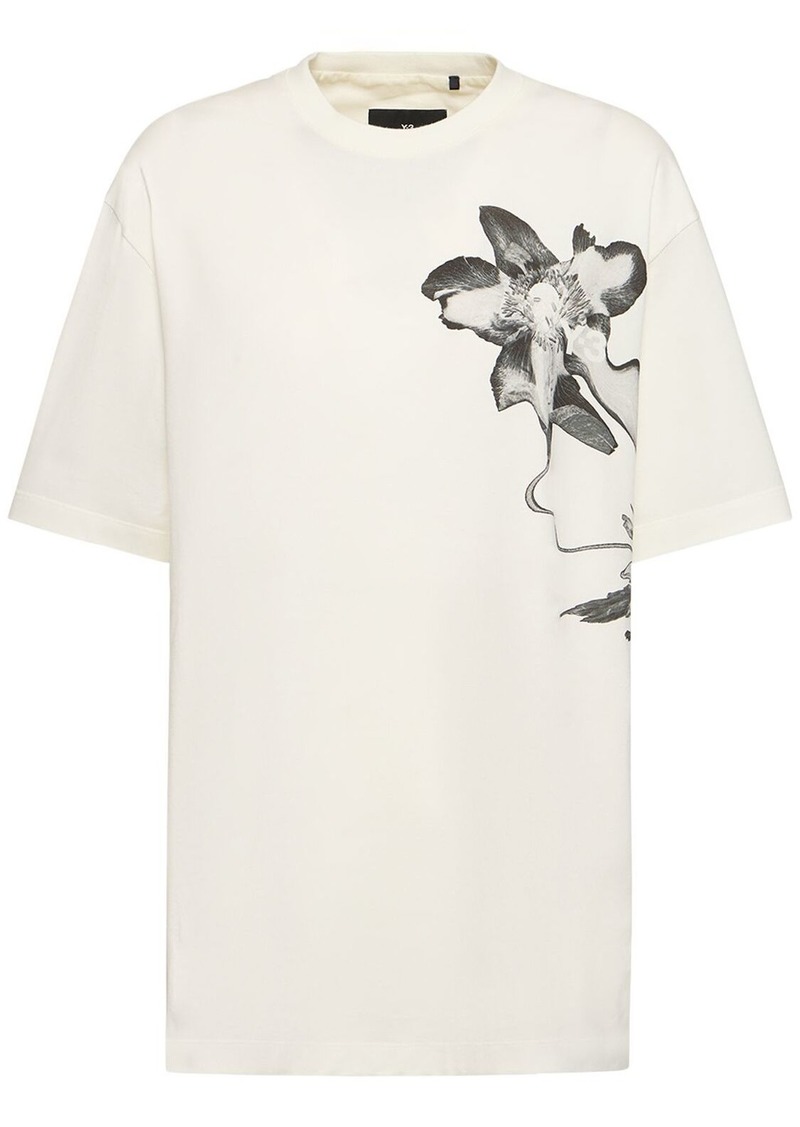 Y-3 Yohji Yamamoto Gfx Crewneck T-shirt