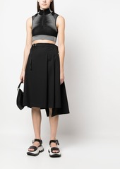 Y-3 Yohji Yamamoto high-neck ribbed knit crop top