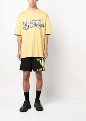 Y-3 Yohji Yamamoto logo-print cotton T-shirt