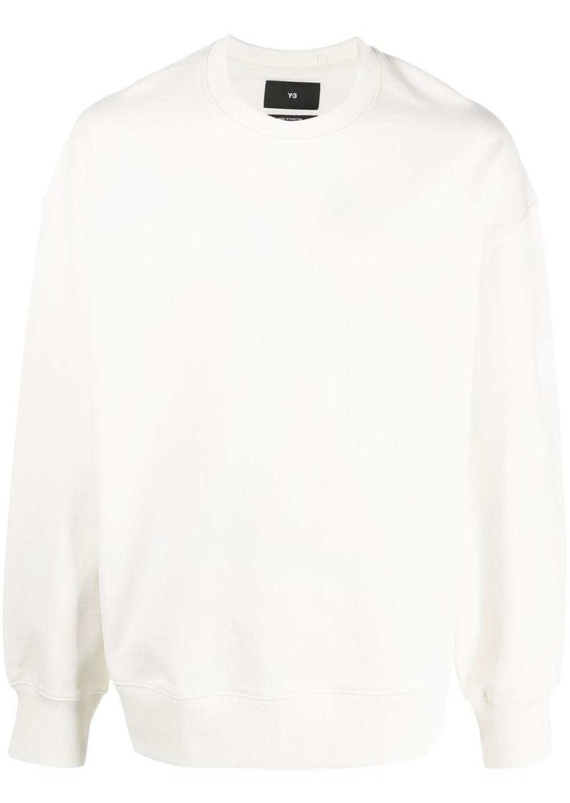 Y-3 Yohji Yamamoto long-sleeved organic cotton sweatshirt