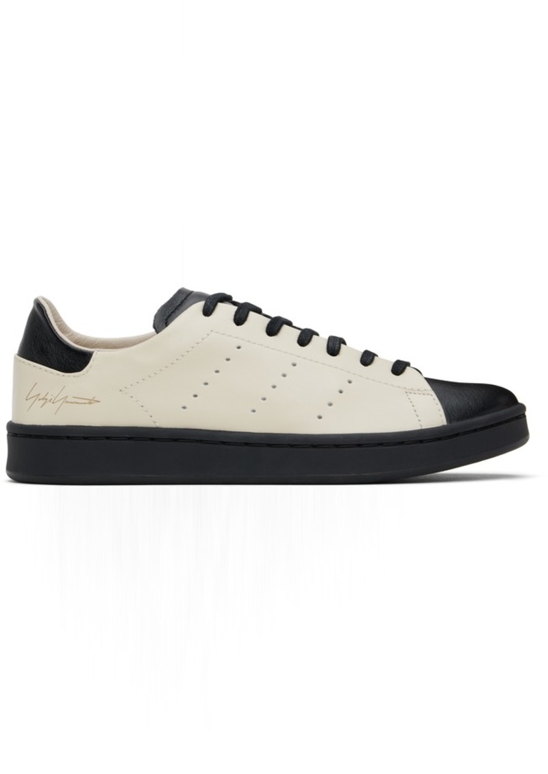 Y-3 Yohji Yamamoto Y-3 Black & Beige Stan Smith Sneakers