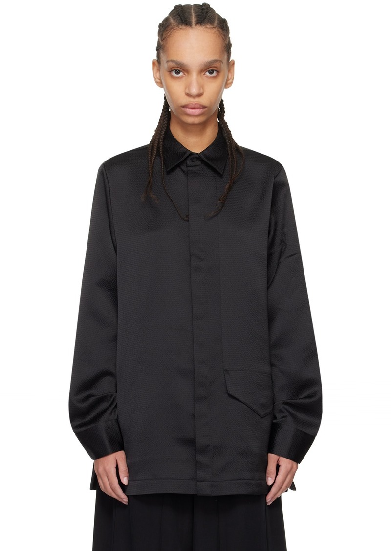 Y-3 Yohji Yamamoto Y-3 Black Button Shirt