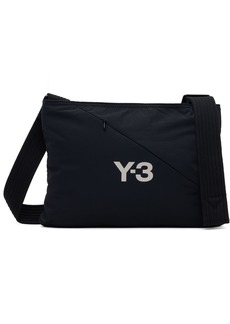 Y-3 Yohji Yamamoto Y-3 Black Nylon Sacoche Bag