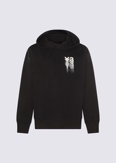 Y-3 Yohji Yamamoto Y-3 BLACK COTTON SWEATSHIRT