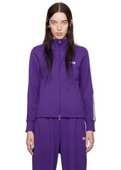 Y-3 Yohji Yamamoto Y-3 Purple 3-Stripes Track Jacket