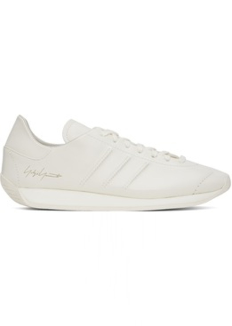 Y-3 Yohji Yamamoto Y-3 White Country Sneakers