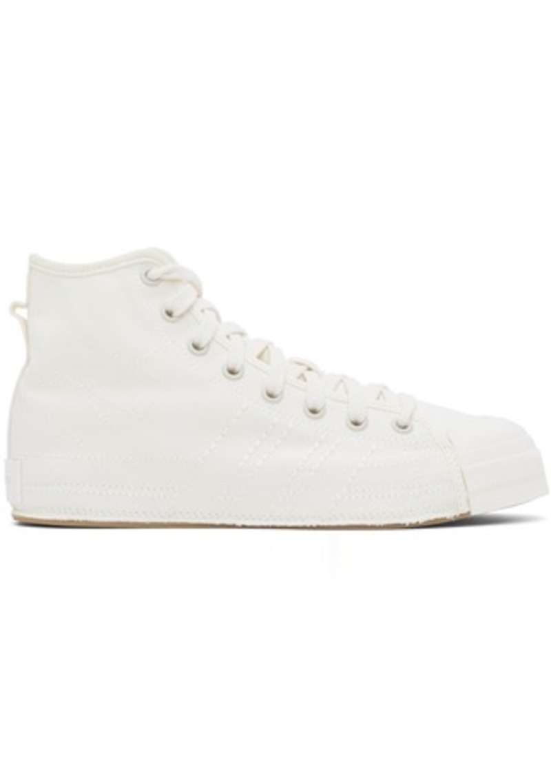 Y-3 Yohji Yamamoto Y-3 White Nizza Hi Sneakers