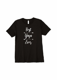 Ya-Ya Womens Yaya Shirt Gift: Best Yaya Ever Premium T-Shirt