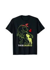 Ya-Ya Yayasaurus Yaya Tyrannosaurus Dinosaur Baby Mother's Day T-Shirt