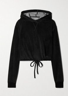 Year Of Ours Cotton-blend Velvet Hoodie