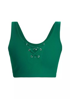 Year Of Ours Football Rib-Knit Sports Bra