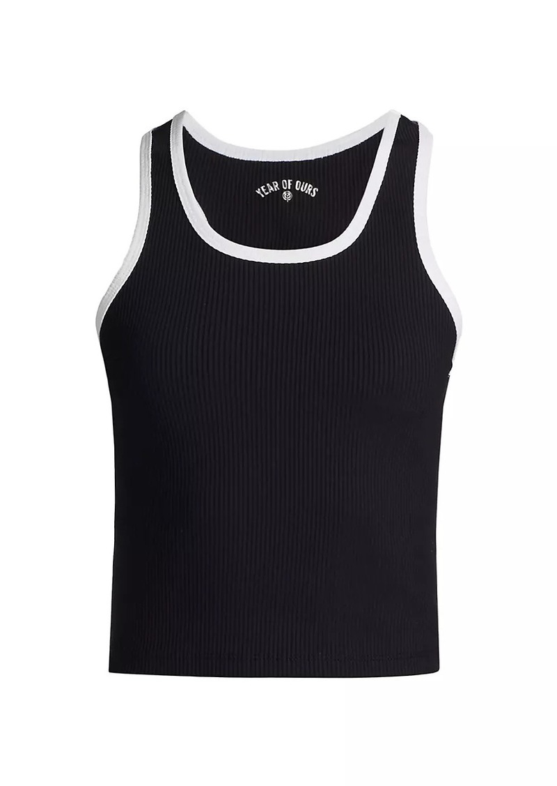 Year Of Ours Ribbed Two-Tone Sports Tank