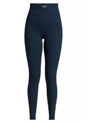 Year Of Ours Veronica Crossover Rib-Knit Leggings