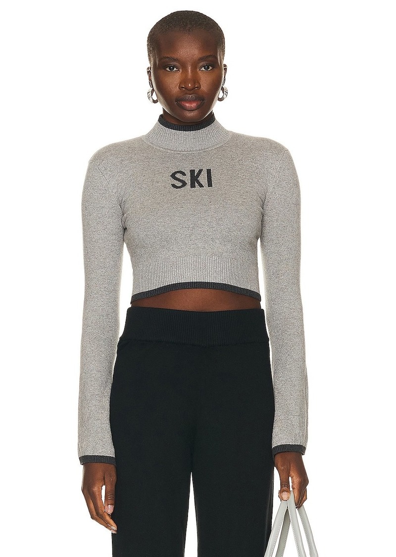 YEAR OF OURS Ski Bell Sleeve Crop Sweater