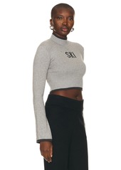 YEAR OF OURS Ski Bell Sleeve Crop Sweater