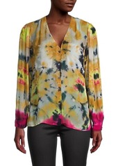 Young Fabulous & Broke Frankie Abstract-Print Top